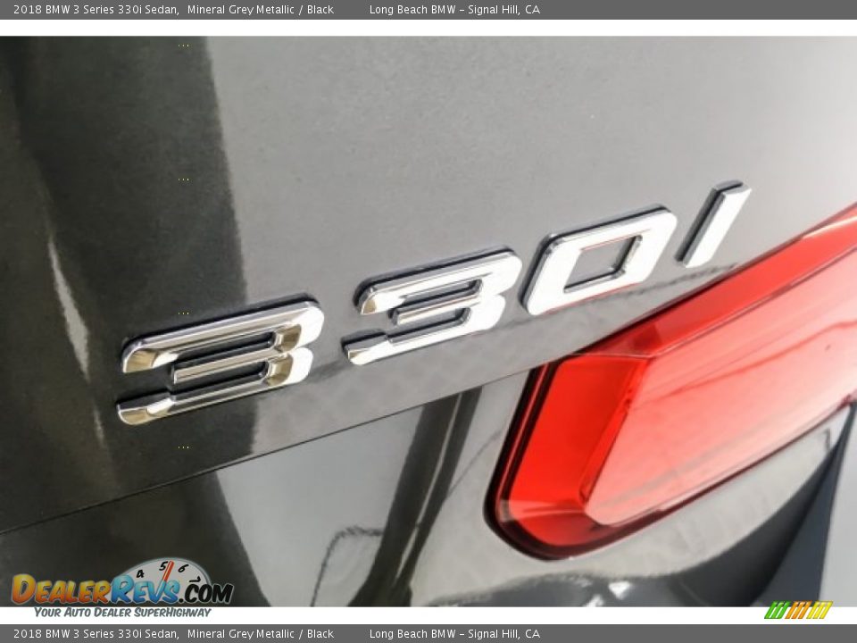 2018 BMW 3 Series 330i Sedan Mineral Grey Metallic / Black Photo #7