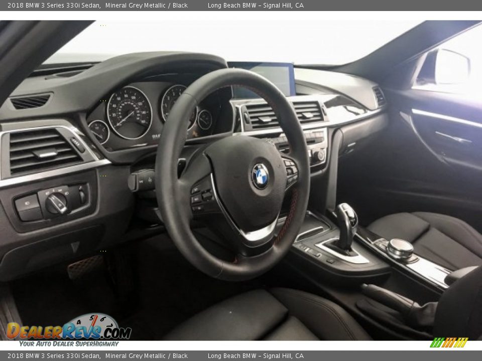 2018 BMW 3 Series 330i Sedan Mineral Grey Metallic / Black Photo #20
