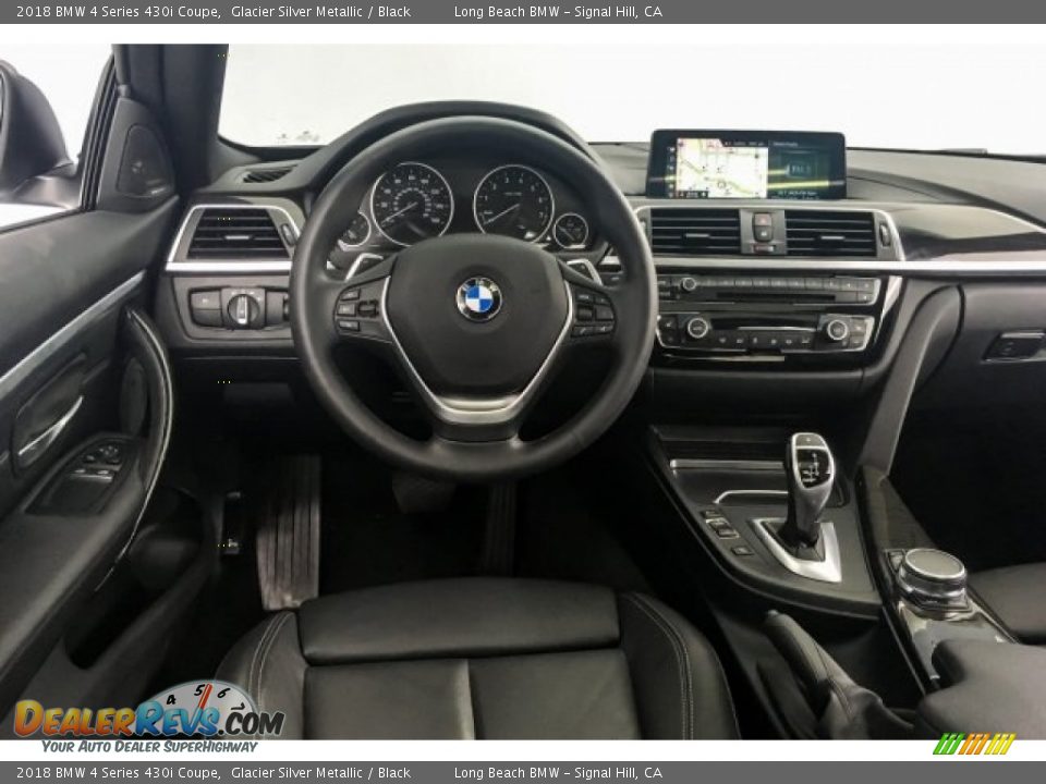 2018 BMW 4 Series 430i Coupe Glacier Silver Metallic / Black Photo #4