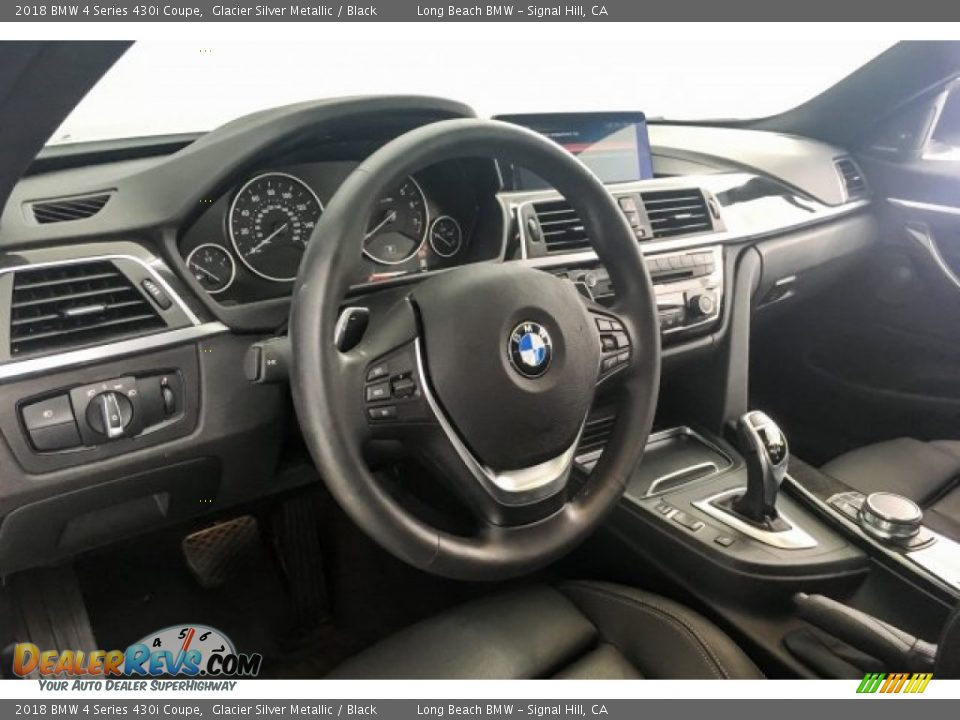 2018 BMW 4 Series 430i Coupe Glacier Silver Metallic / Black Photo #20