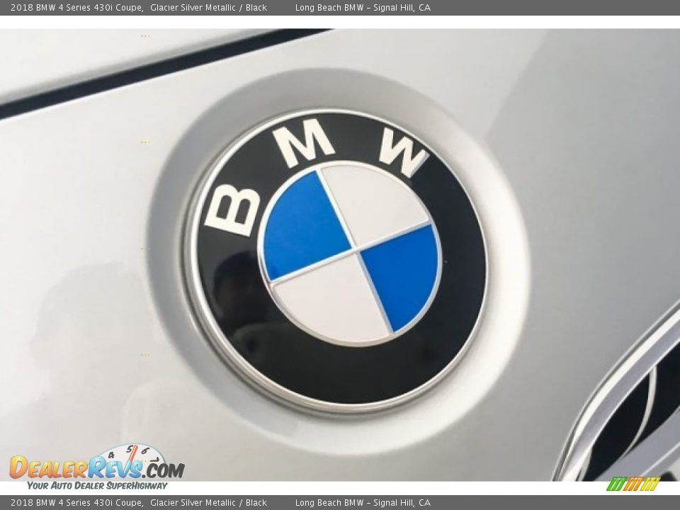 2018 BMW 4 Series 430i Coupe Glacier Silver Metallic / Black Photo #29