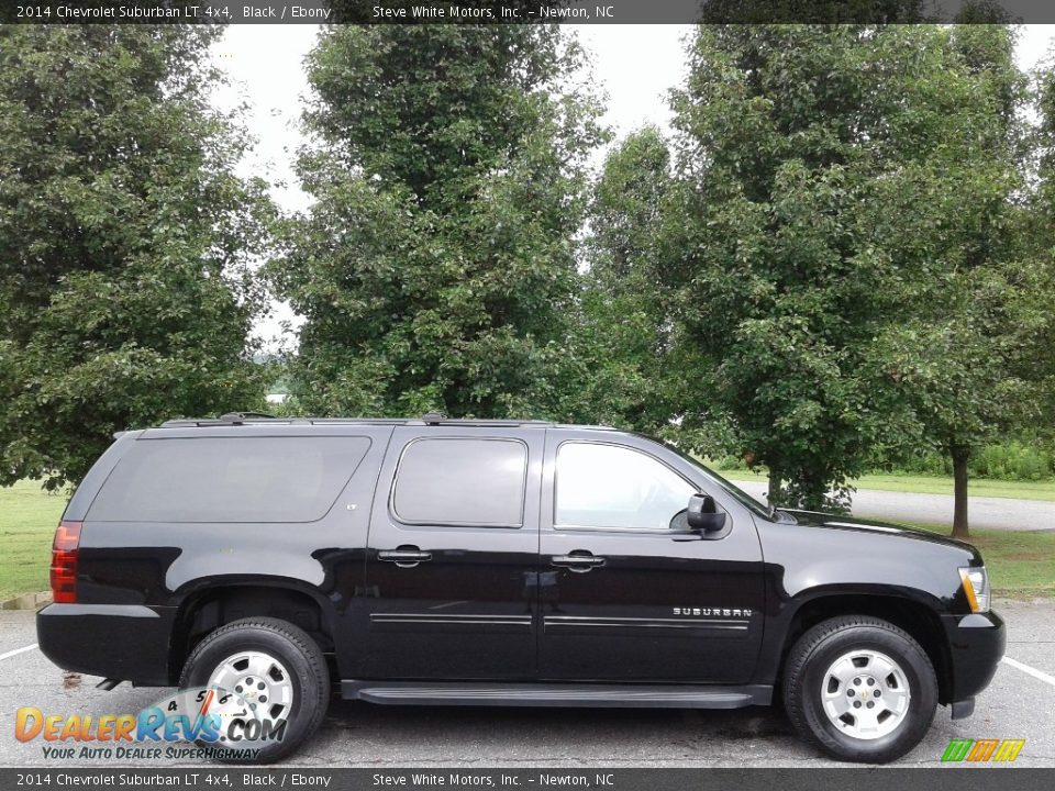 2014 Chevrolet Suburban LT 4x4 Black / Ebony Photo #5