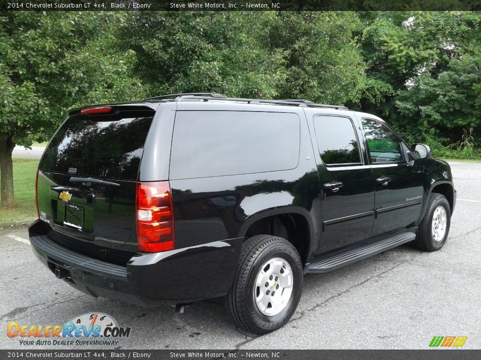 2014 Chevrolet Suburban LT 4x4 Black / Ebony Photo #6