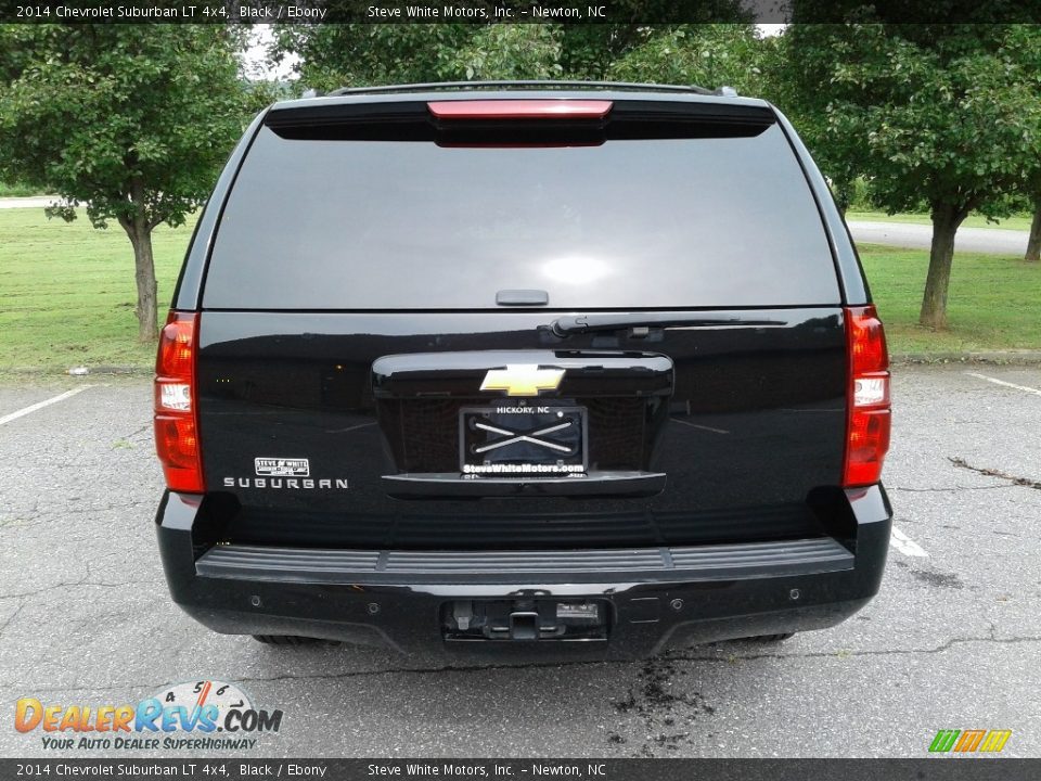 2014 Chevrolet Suburban LT 4x4 Black / Ebony Photo #7