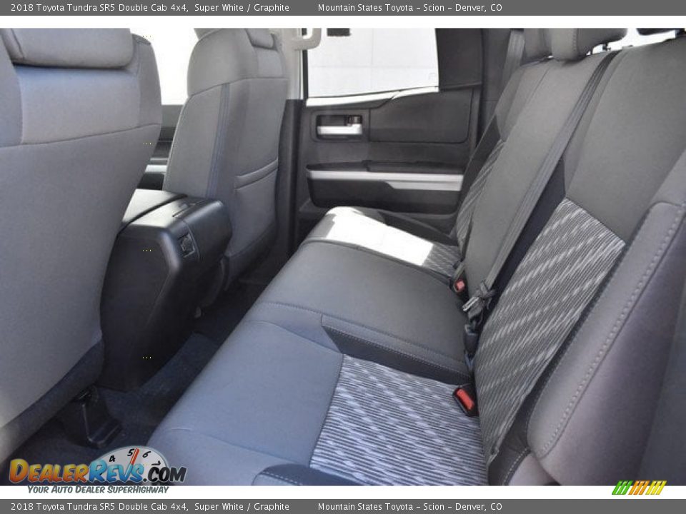 2018 Toyota Tundra SR5 Double Cab 4x4 Super White / Graphite Photo #14