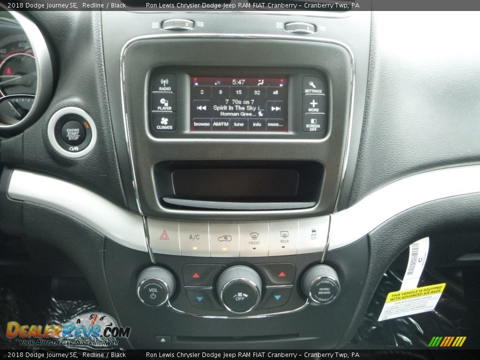 2018 Dodge Journey SE Redline / Black Photo #18