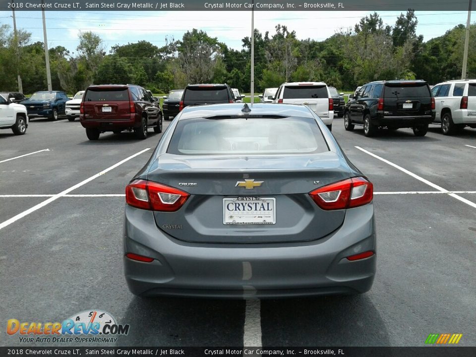 2018 Chevrolet Cruze LT Satin Steel Gray Metallic / Jet Black Photo #3