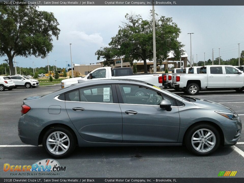 2018 Chevrolet Cruze LT Satin Steel Gray Metallic / Jet Black Photo #5