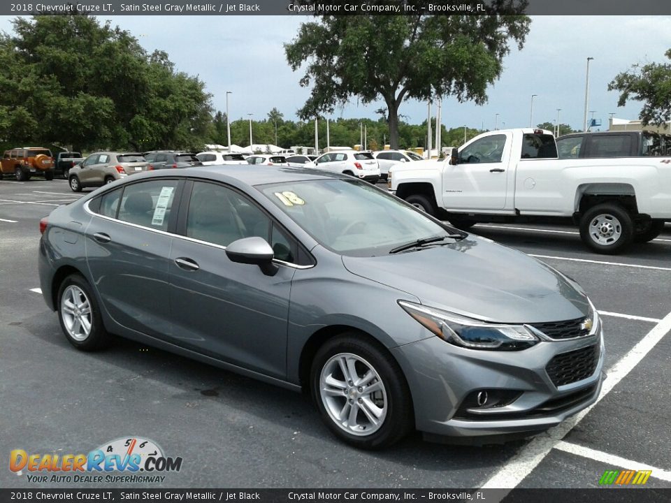 2018 Chevrolet Cruze LT Satin Steel Gray Metallic / Jet Black Photo #6