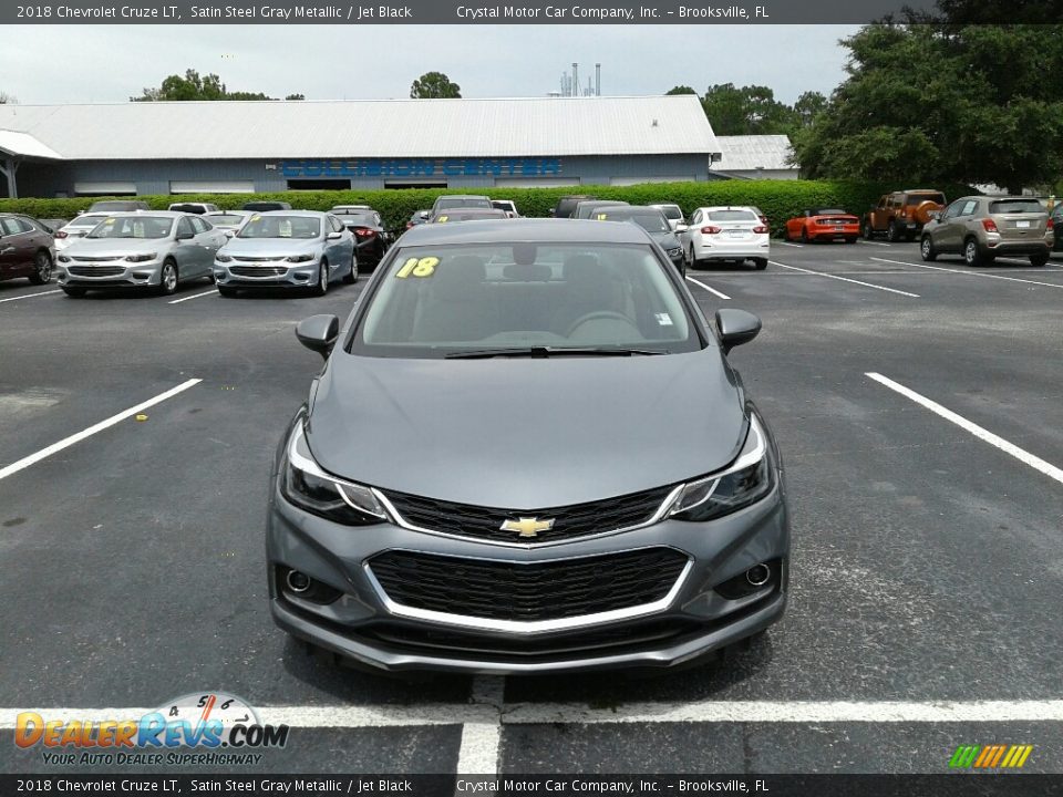 2018 Chevrolet Cruze LT Satin Steel Gray Metallic / Jet Black Photo #7