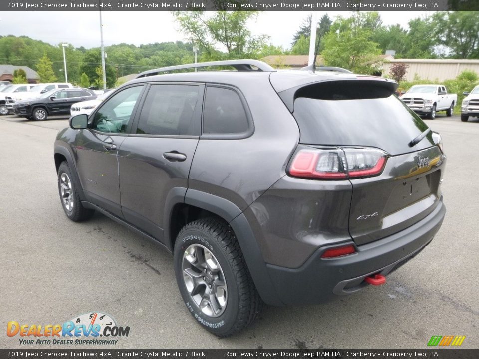 2019 Jeep Cherokee Trailhawk 4x4 Granite Crystal Metallic / Black Photo #3
