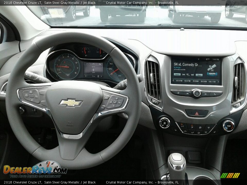 2018 Chevrolet Cruze LT Satin Steel Gray Metallic / Jet Black Photo #12
