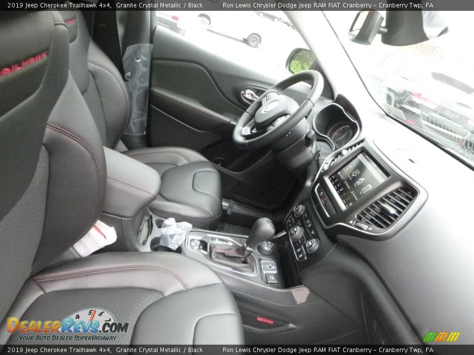 2019 Jeep Cherokee Trailhawk 4x4 Granite Crystal Metallic / Black Photo #10