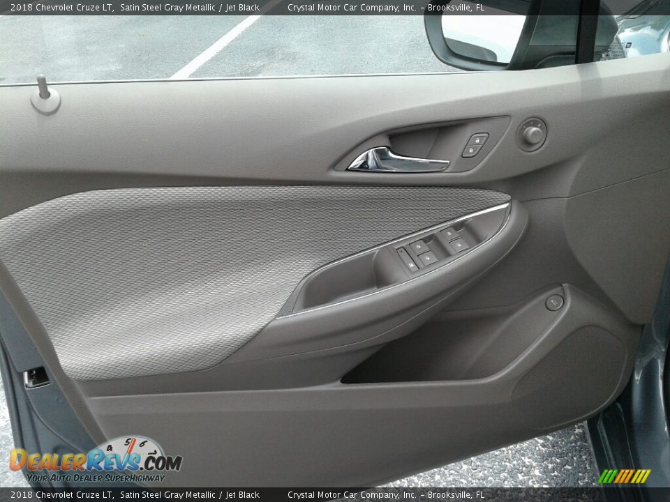 2018 Chevrolet Cruze LT Satin Steel Gray Metallic / Jet Black Photo #16