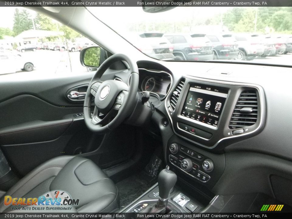 2019 Jeep Cherokee Trailhawk 4x4 Granite Crystal Metallic / Black Photo #11