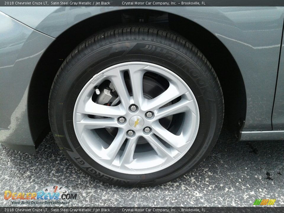 2018 Chevrolet Cruze LT Satin Steel Gray Metallic / Jet Black Photo #19