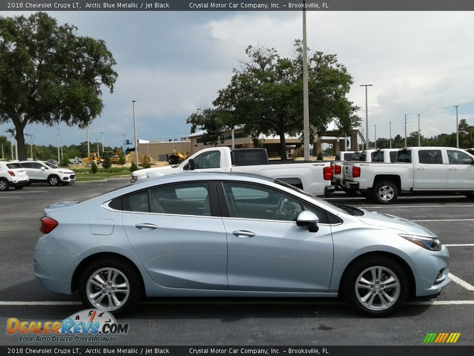 2018 Chevrolet Cruze LT Arctic Blue Metallic / Jet Black Photo #6