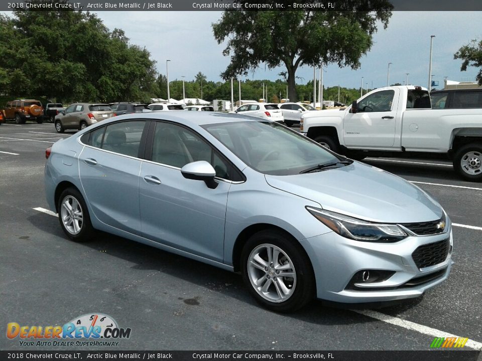 2018 Chevrolet Cruze LT Arctic Blue Metallic / Jet Black Photo #7