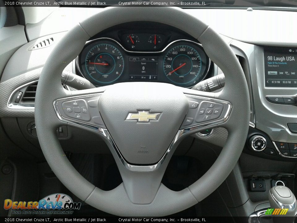 2018 Chevrolet Cruze LT Arctic Blue Metallic / Jet Black Photo #14