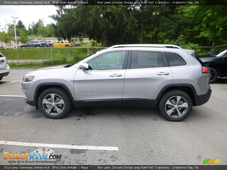 2019 Jeep Cherokee Limited 4x4 Billet Silver Metallic / Black Photo #2