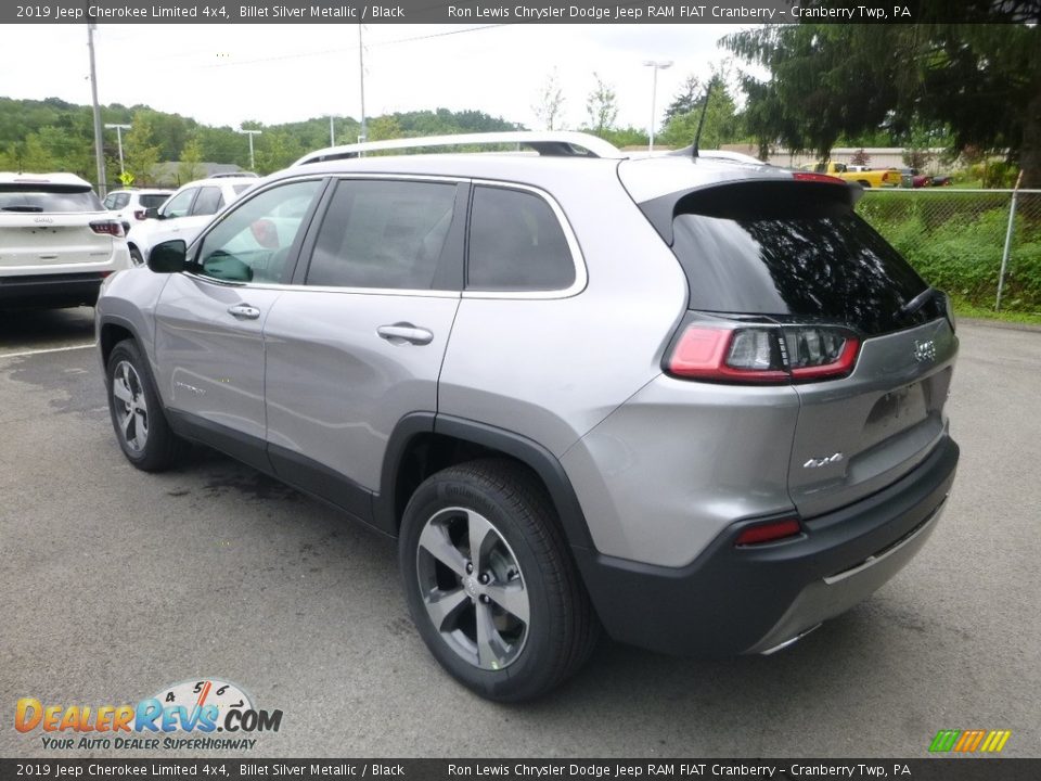 2019 Jeep Cherokee Limited 4x4 Billet Silver Metallic / Black Photo #3