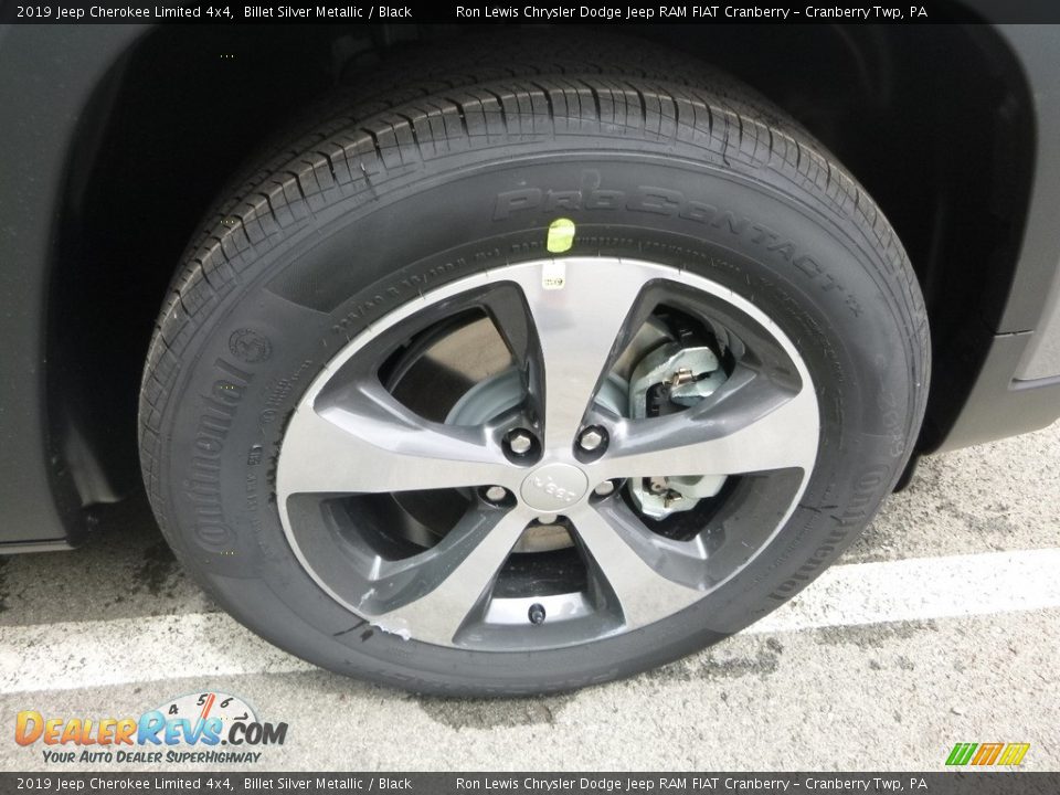 2019 Jeep Cherokee Limited 4x4 Billet Silver Metallic / Black Photo #9