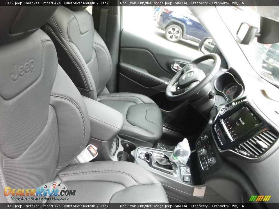 2019 Jeep Cherokee Limited 4x4 Billet Silver Metallic / Black Photo #10