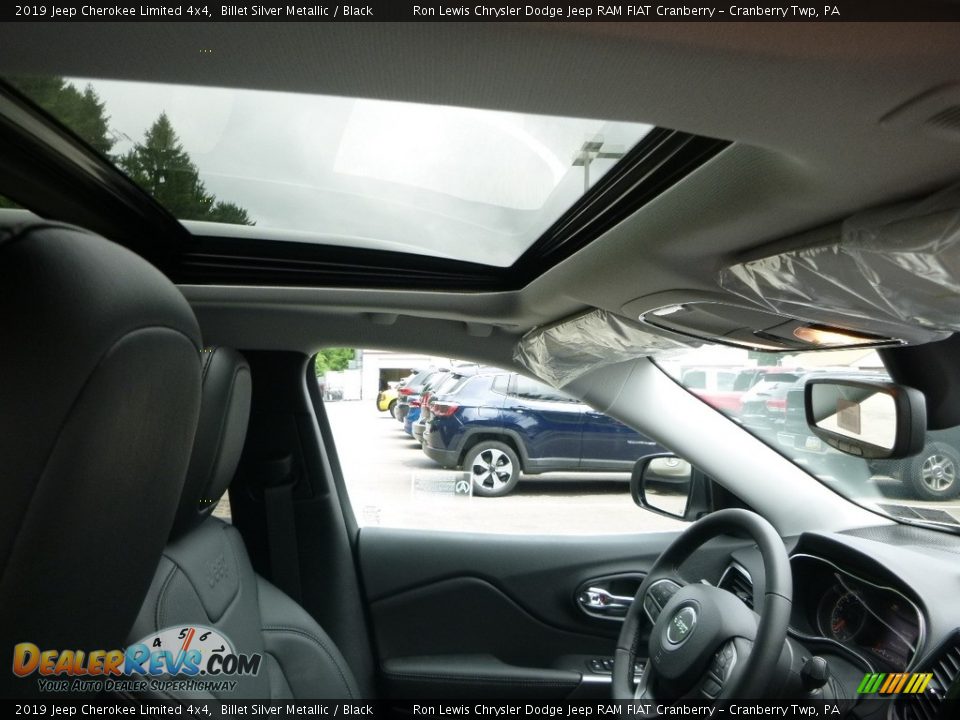 2019 Jeep Cherokee Limited 4x4 Billet Silver Metallic / Black Photo #12