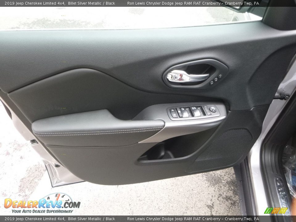 2019 Jeep Cherokee Limited 4x4 Billet Silver Metallic / Black Photo #14