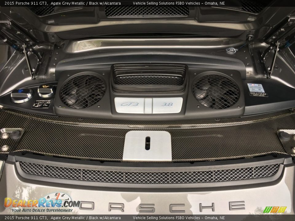 2015 Porsche 911 GT3 Agate Grey Metallic / Black w/Alcantara Photo #16