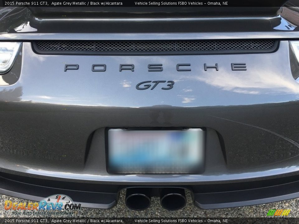 2015 Porsche 911 GT3 Agate Grey Metallic / Black w/Alcantara Photo #29