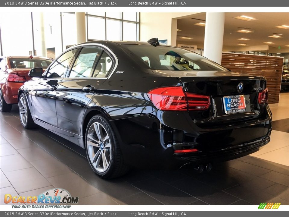 2018 BMW 3 Series 330e iPerformance Sedan Jet Black / Black Photo #3