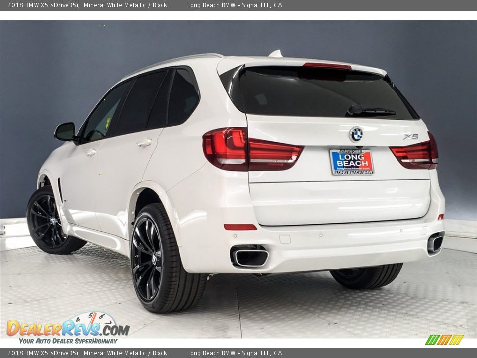 2018 BMW X5 sDrive35i Mineral White Metallic / Black Photo #3