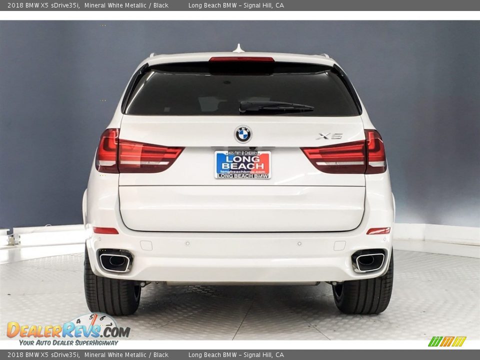 2018 BMW X5 sDrive35i Mineral White Metallic / Black Photo #4