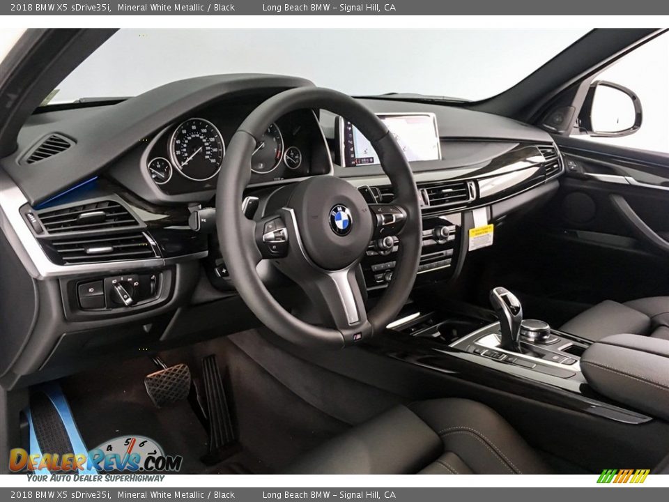 2018 BMW X5 sDrive35i Mineral White Metallic / Black Photo #5