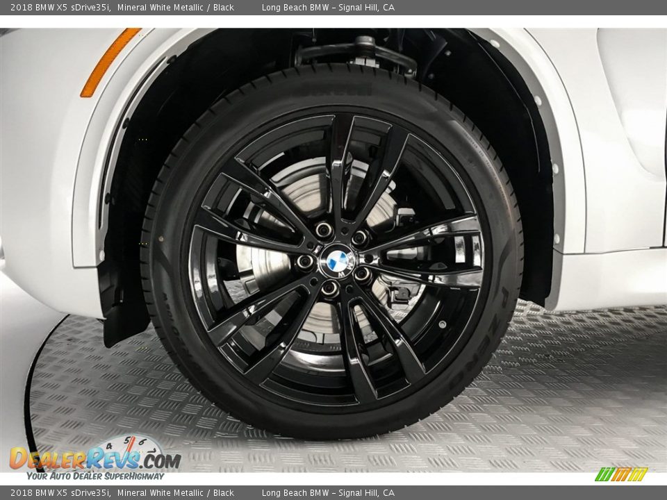 2018 BMW X5 sDrive35i Mineral White Metallic / Black Photo #9