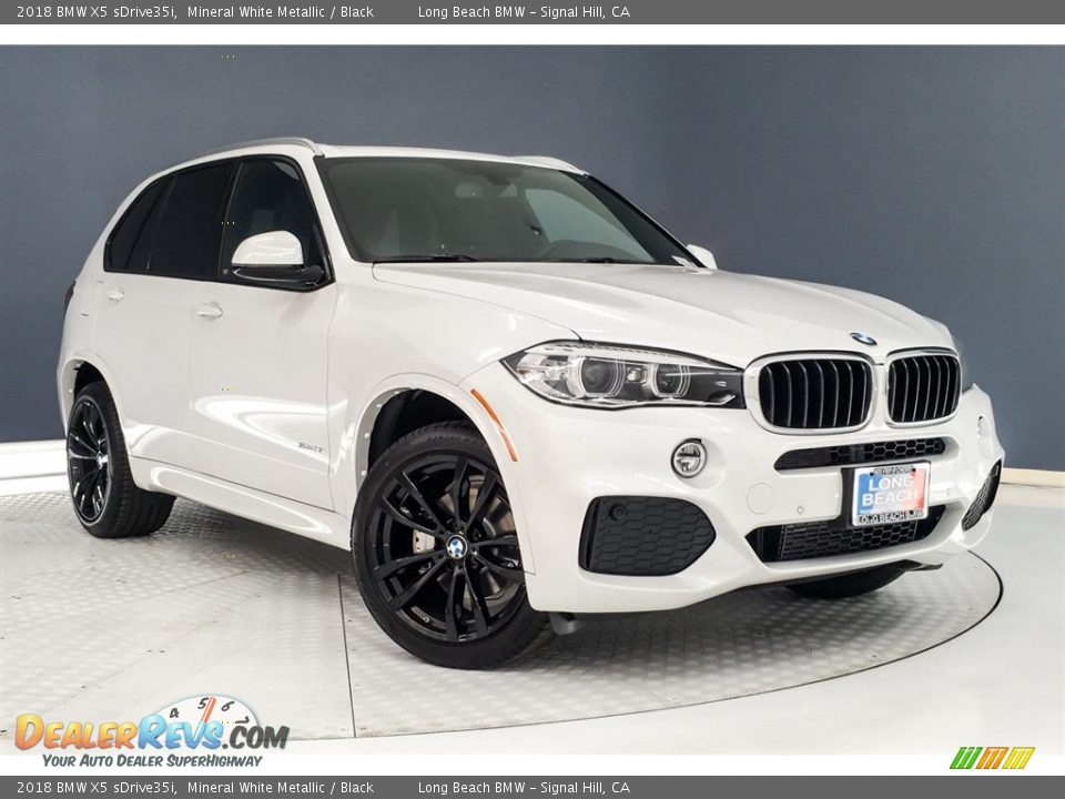 2018 BMW X5 sDrive35i Mineral White Metallic / Black Photo #12