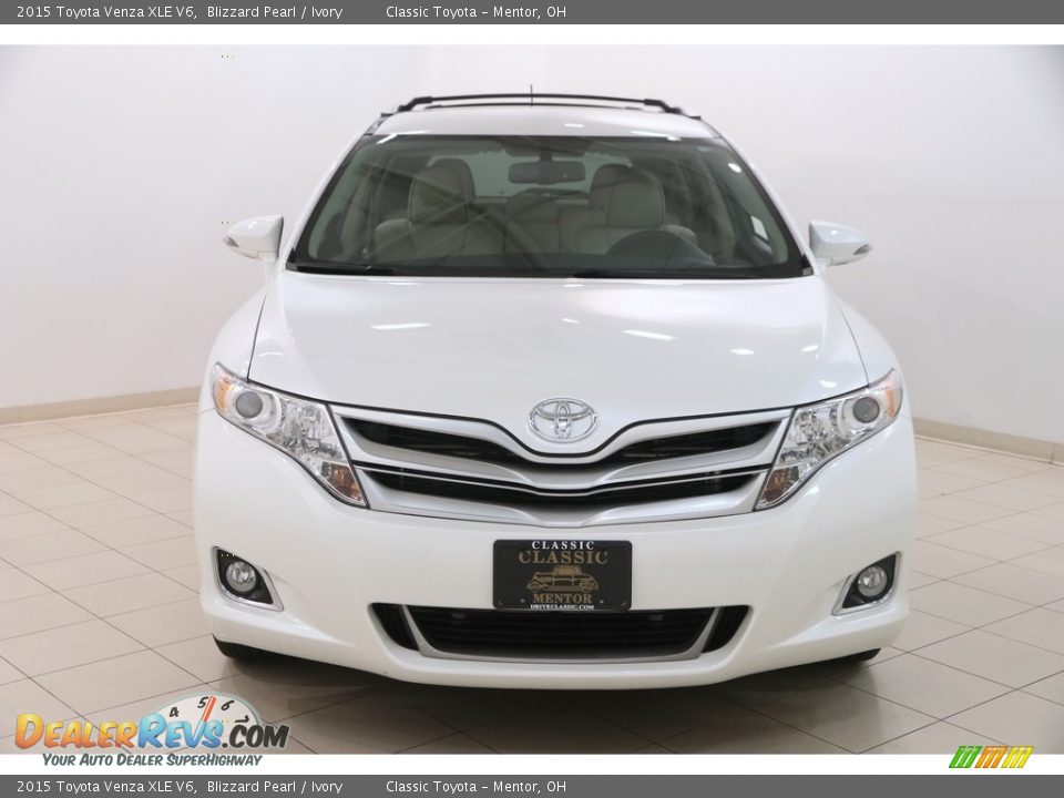 2015 Toyota Venza XLE V6 Blizzard Pearl / Ivory Photo #2