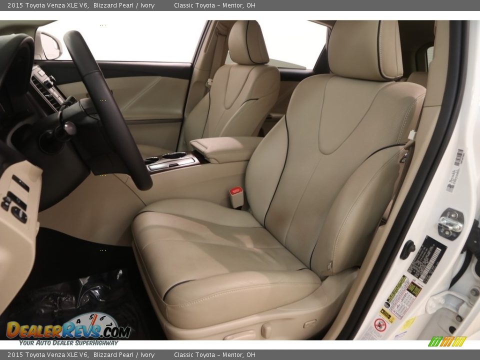 2015 Toyota Venza XLE V6 Blizzard Pearl / Ivory Photo #5