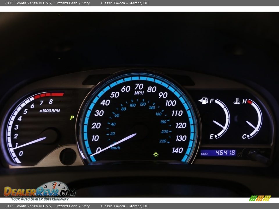 2015 Toyota Venza XLE V6 Blizzard Pearl / Ivory Photo #8