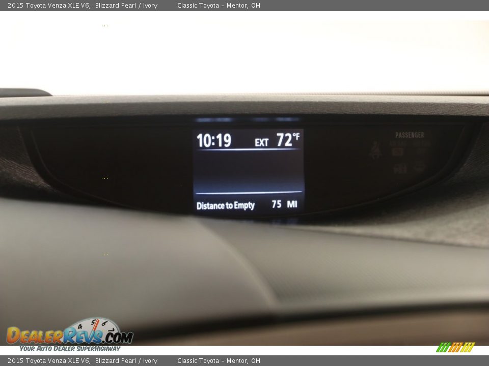 2015 Toyota Venza XLE V6 Blizzard Pearl / Ivory Photo #11