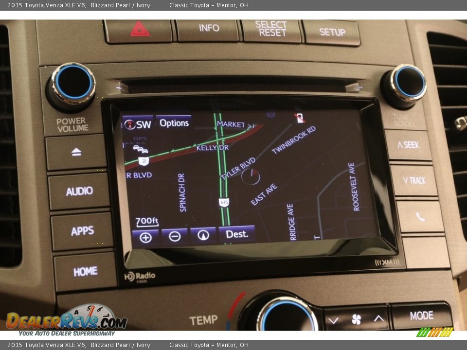 2015 Toyota Venza XLE V6 Blizzard Pearl / Ivory Photo #12