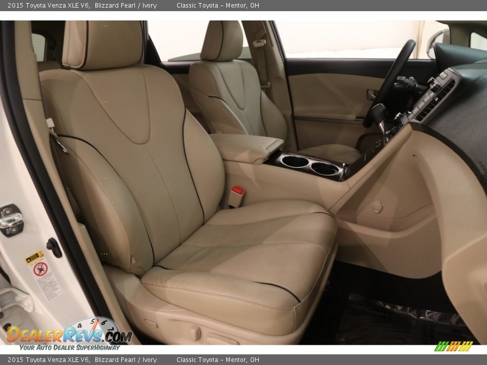 2015 Toyota Venza XLE V6 Blizzard Pearl / Ivory Photo #18