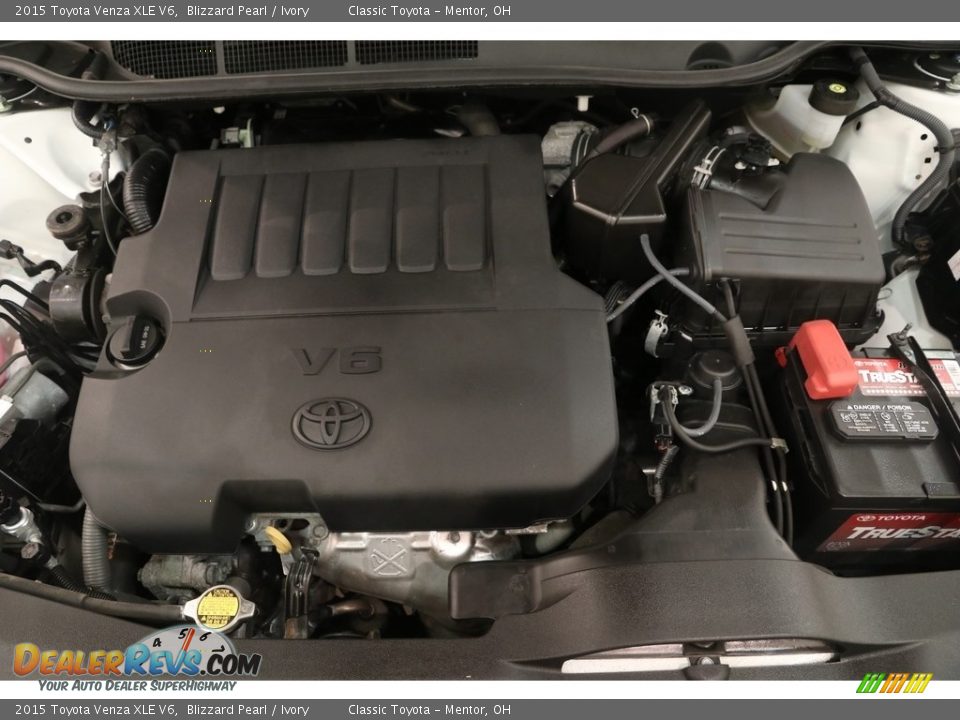 2015 Toyota Venza XLE V6 Blizzard Pearl / Ivory Photo #22