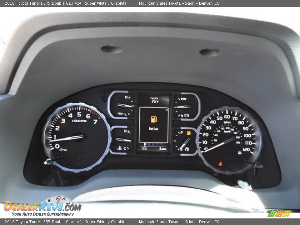 2018 Toyota Tundra SR5 Double Cab 4x4 Super White / Graphite Photo #27