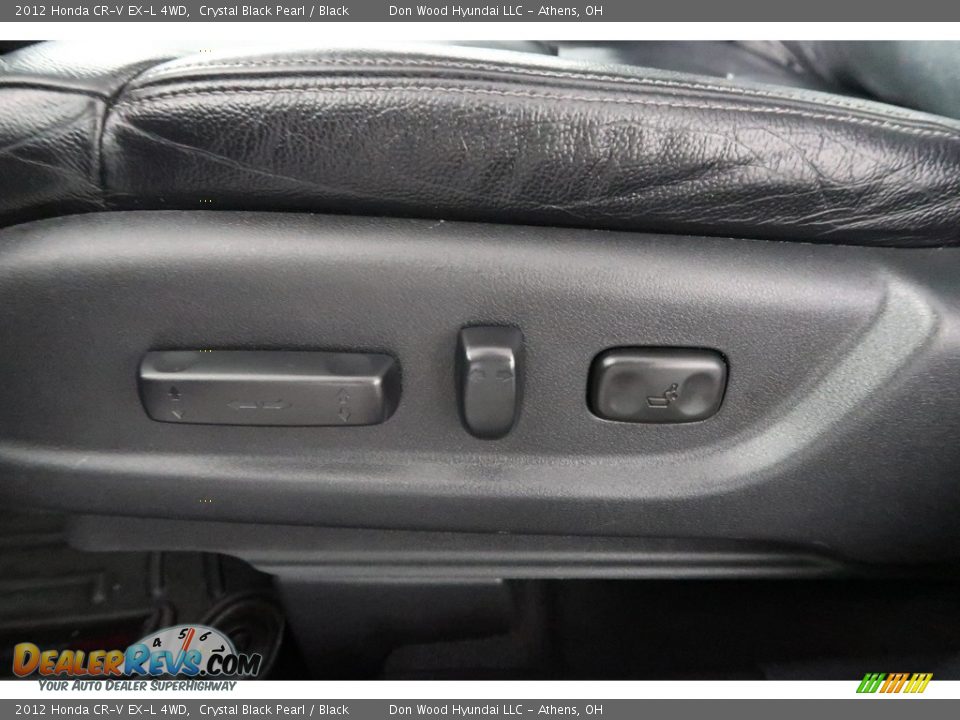 2012 Honda CR-V EX-L 4WD Crystal Black Pearl / Black Photo #3