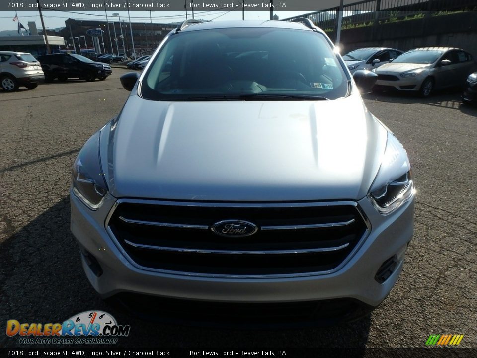 2018 Ford Escape SE 4WD Ingot Silver / Charcoal Black Photo #7