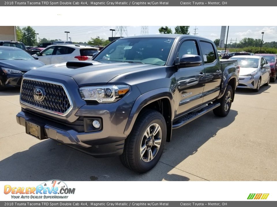 2018 Toyota Tacoma TRD Sport Double Cab 4x4 Magnetic Gray Metallic / Graphite w/Gun Metal Photo #1