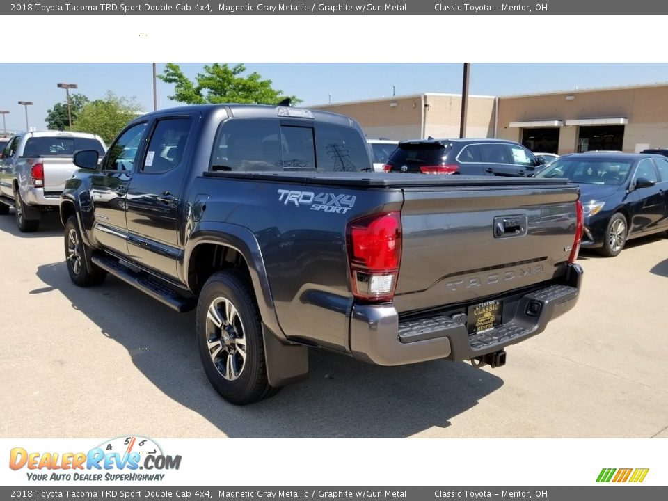 2018 Toyota Tacoma TRD Sport Double Cab 4x4 Magnetic Gray Metallic / Graphite w/Gun Metal Photo #2