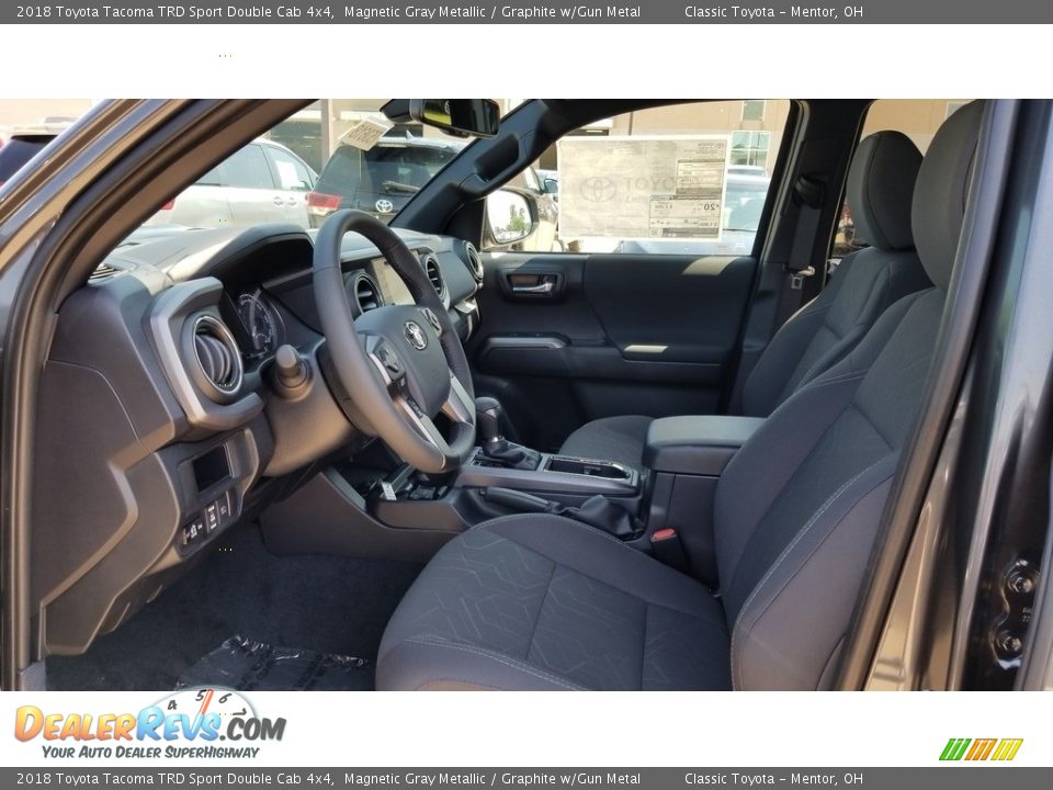 2018 Toyota Tacoma TRD Sport Double Cab 4x4 Magnetic Gray Metallic / Graphite w/Gun Metal Photo #3
